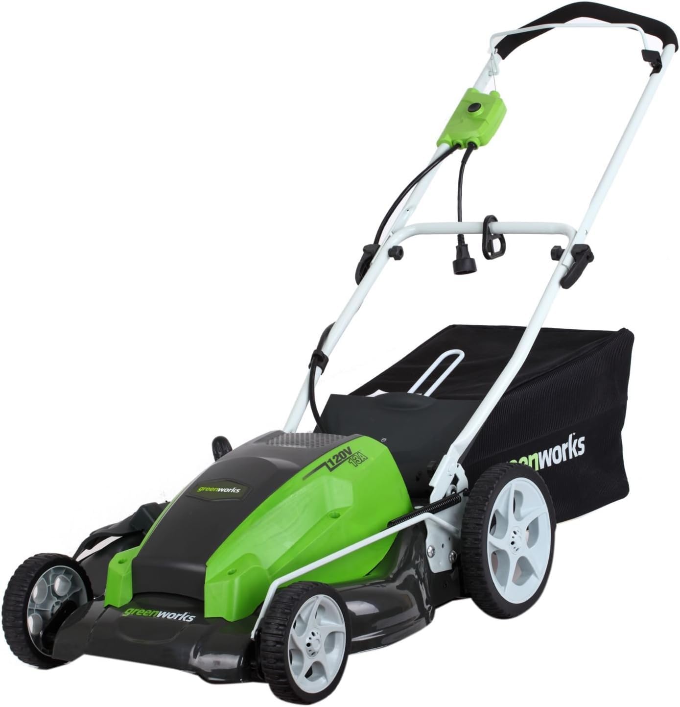 Greenworks 13 Amp 21-Inch Corded Lawn Mower 25112 : Amazon.ca